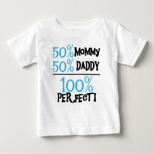 T-shirt Pour Bébé 100 pour cent perfectionnent le bleu