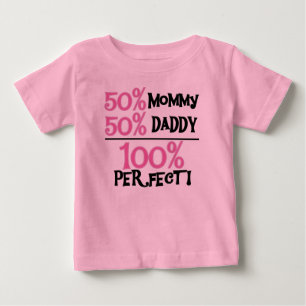 T-shirt Pour Bébé 100 Pour Cent Rose Parfait