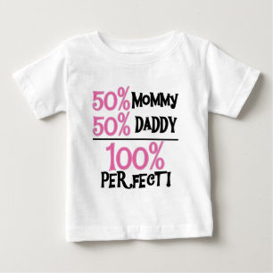 T-shirt Pour Bébé 100 Pour Cent Rose Parfait