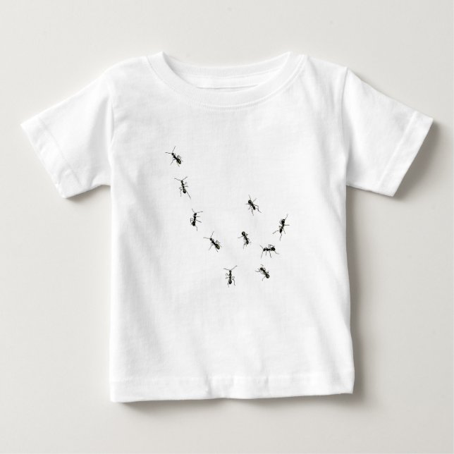 T-shirt Pour Bébé 10 ants (Devant)