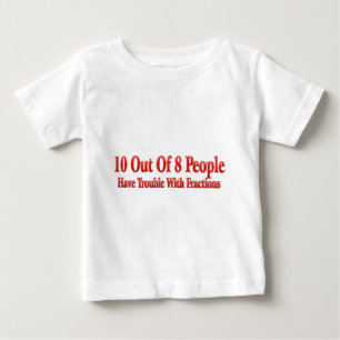 T-shirt Pour Bébé 10 de 8 personnes ont des ennuis avec des