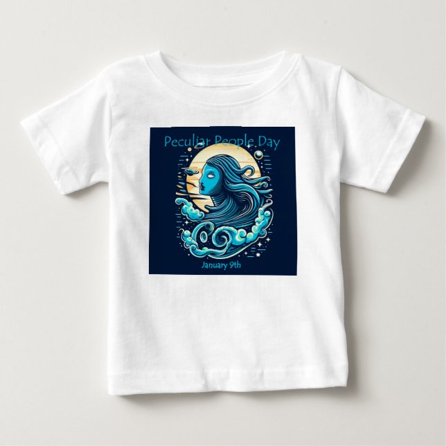 T-shirt Pour Bébé 10 janvier - Fête du Peuple Particulier (Devant)