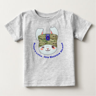 T-shirt Pour Bébé 10e T-shirt bébé de la Division de la montagne