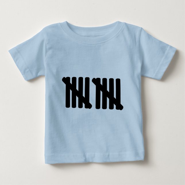 T-shirt Pour Bébé 10ème anniversaire (Devant)