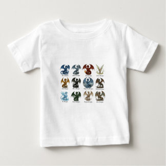 T-shirt Pour Bébé 12 Dragons - dnd inspired 