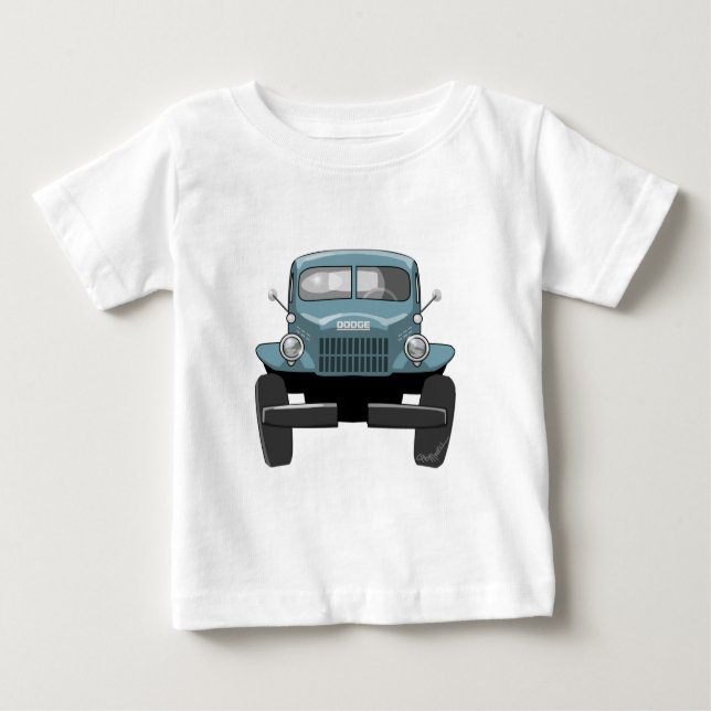 T-shirt Pour Bébé 1946 Dodge Powerwagon (Devant)