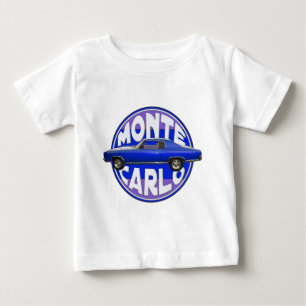T-shirt Pour Bébé 1970 monte carlo minuit bleu
