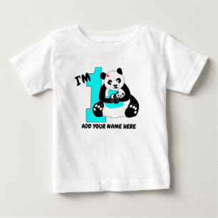 T-shirt Pour Bébé 1ER ANNIVERSAIRE ajoutez votre nom