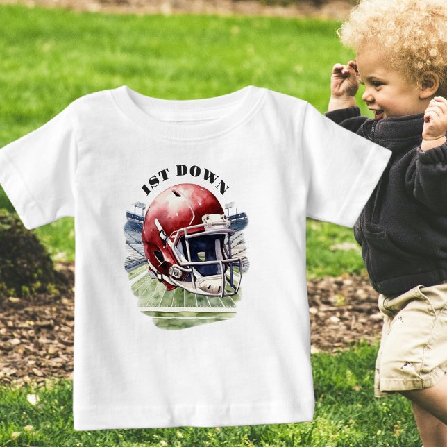 T-shirt Pour Bébé 1er anniversaire de football (Créateur téléchargé)