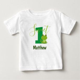 T-shirt Pour Bébé 1er anniversaire Sweet One Frog
