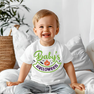 T-shirt Pour Bébé 1er Halloween de bébé 