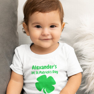 T-shirt Pour Bébé 1er jour de la Saint-Patrick