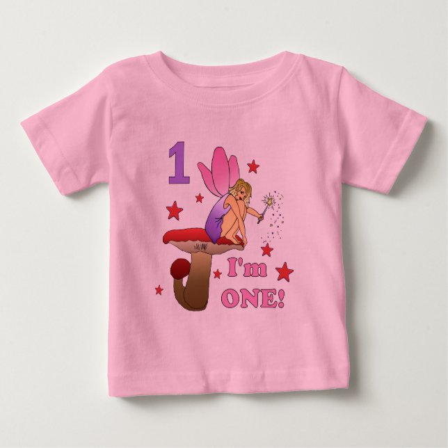 T-shirt Pour Bébé 1ère fête d'anniversaire (Devant)
