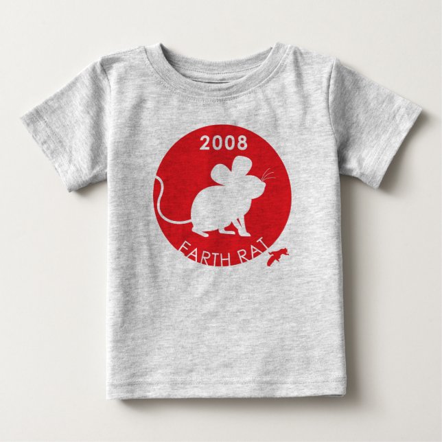 T-SHIRT POUR BÉBÉ 2008 EARTH RAT (Devant)