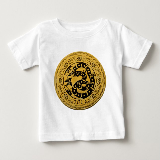 T-shirt Pour Bébé 2013 Année du serpent (Devant)