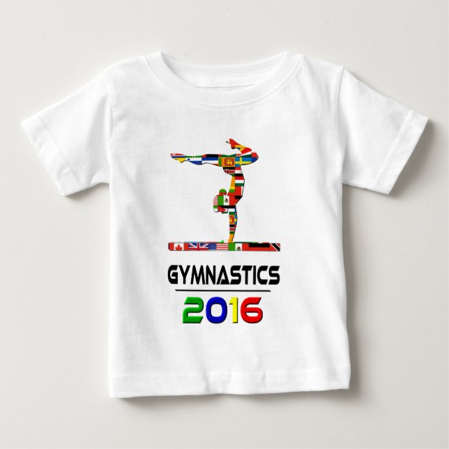 T-shirt Pour Bébé 2016 : Gymnastique (Devant)