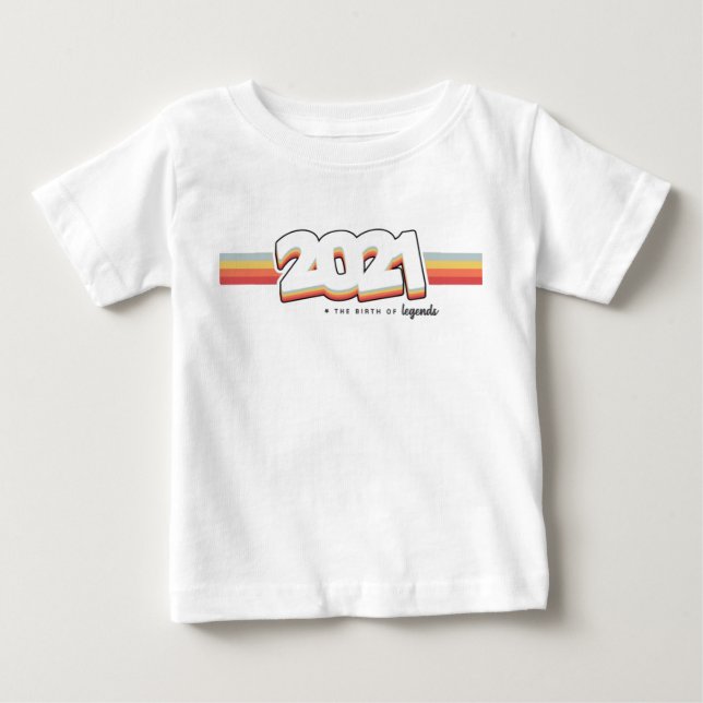 T-shirt Pour Bébé 2021 La naissance des légendes (Devant)
