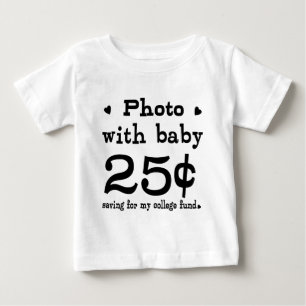 T-shirt Pour Bébé 25 Cents Photo Avec Bébé