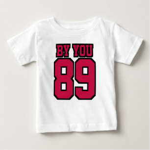 T-shirt Pour Bébé 2 Côté BLANC CRIMSON ROUGE NOIR Un pièce Jersey