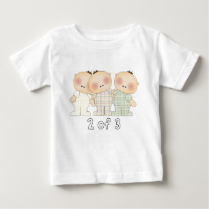 T-shirt Pour Bébé 2 de 3 triplets