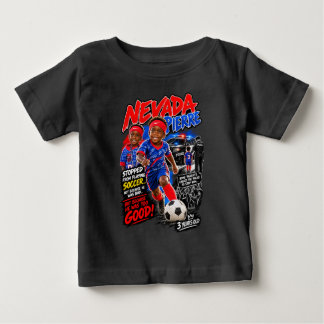T-shirt Pour Bébé 2 soutien Nevada Pierre footballeur de 3 ans