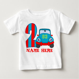 T-shirt Pour Bébé 2ème anniversaire, 2 années