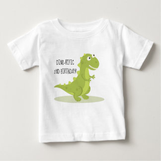 T-shirt Pour Bébé 2ème chemise d'anniversaire de dinosaure mignon !