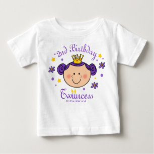 T-shirt Pour Bébé 2ème Chemise personnalisée par Twincess