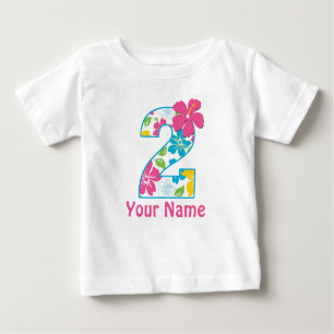 T-shirt Pour Bébé 2ème Chemise personnalisée tropicale