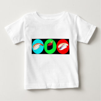 T-shirt Pour Bébé 3 peu de Sushies