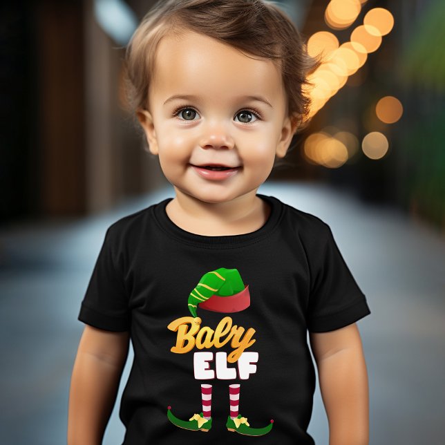 T-shirt Pour Bébé 3D Bébé Elf Fun Family Matching (Créateur téléchargé)