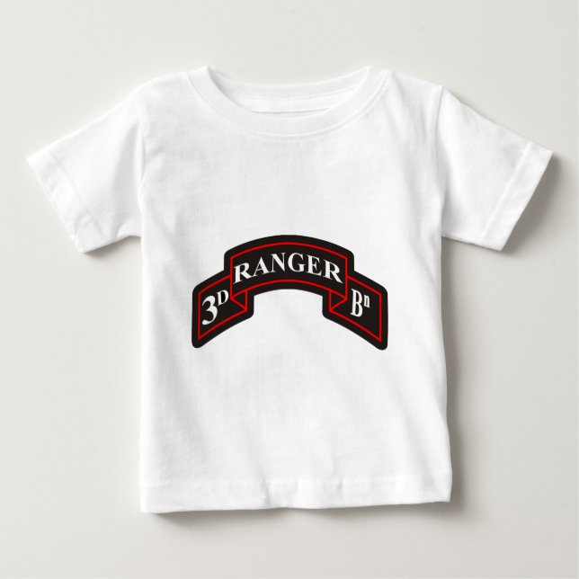 T-shirt Pour Bébé 3e bataillon des Rangers, 75e régiment des Rangers (Devant)
