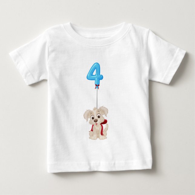 T-shirt Pour Bébé 4 ans (Devant)