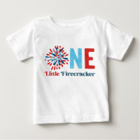 4 juillet 1er anniversaire T-shirt bébé