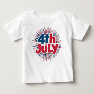 T-shirt Pour Bébé 4 juillet-98146