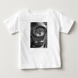 T-shirt Pour Bébé 55 Niveaux de gris Chevy Headlight