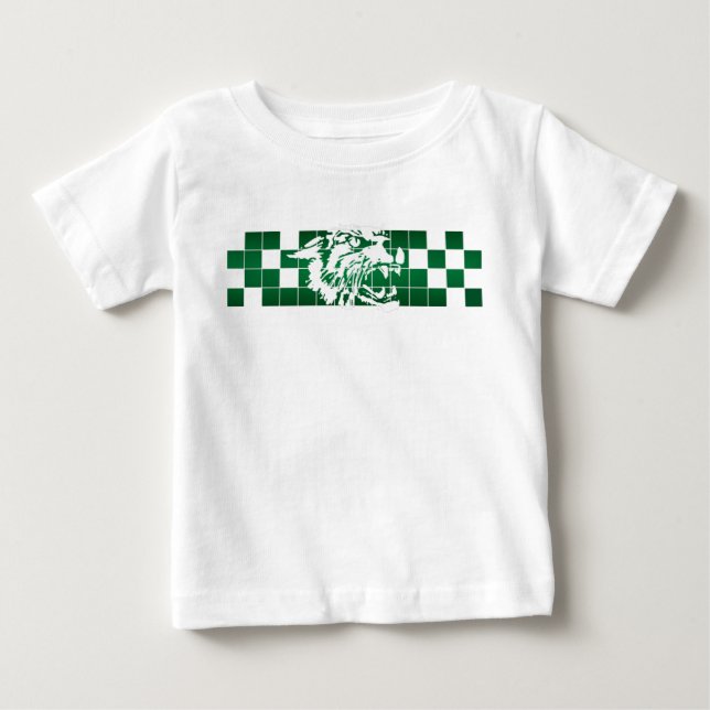 T-shirt Pour Bébé 5 Wayland Union Wildcats (Devant)