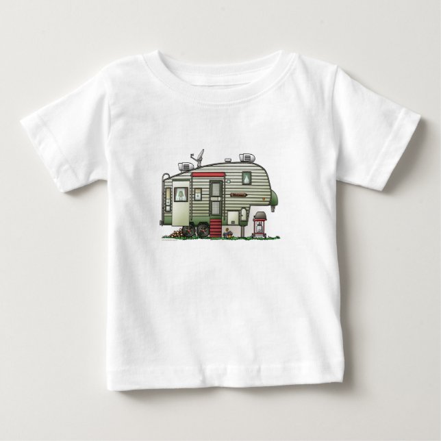 T-shirt Pour Bébé 5ème roue de pointe (Devant)