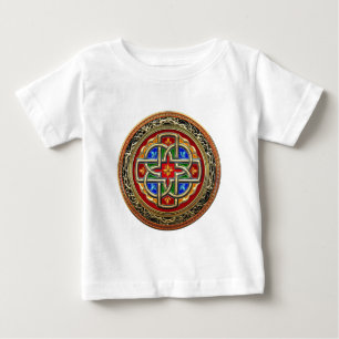 T-shirt Pour Bébé [600] Croix celtique [Or+Émail]
