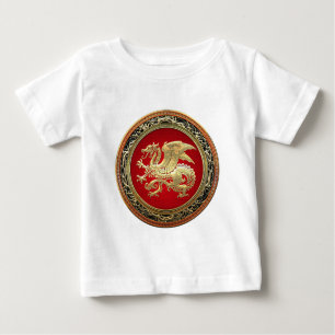 T-shirt Pour Bébé [600] Dragon islandais, Landvæ ttir [Or]