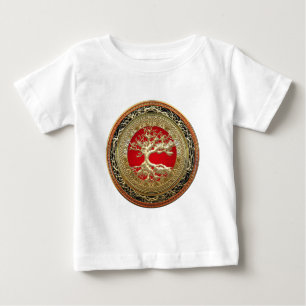 T-shirt Pour Bébé [600] Treasure Trove : Celtic Tree of Life [Or]