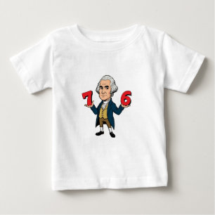 T-shirt Pour Bébé 67 George Washington 7-6 Six Sept Mème 67
