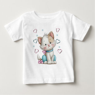 T-shirt Pour Bébé 80 Mignon 20 Chaos Chat