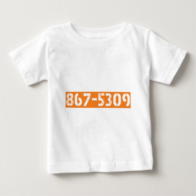 T-SHIRT POUR BÉBÉ 867-5309 (Devant)
