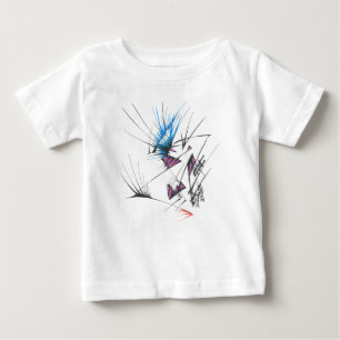 T-shirt Pour Bébé 96 Tatouage Tribal Abstrait Coloré Art