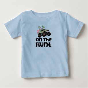 T-shirt Pour Bébé À la chasse, Pâques enfants