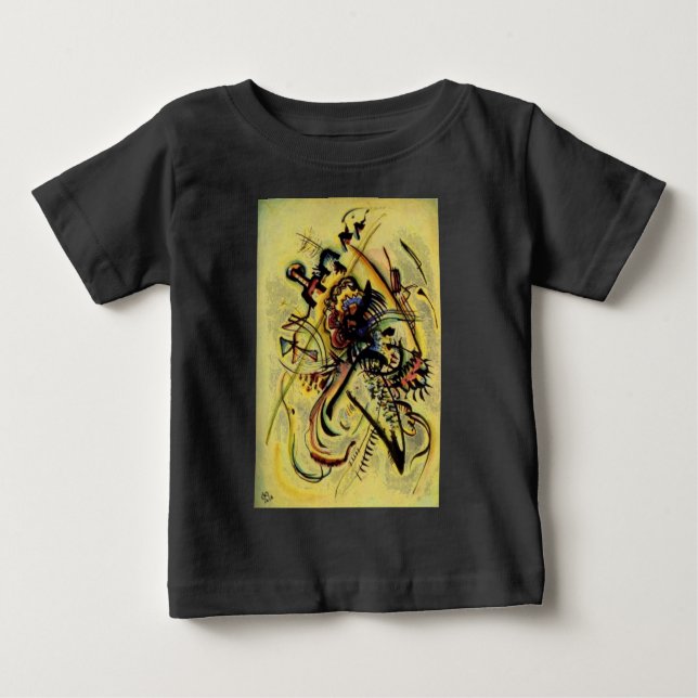 T-shirt Pour Bébé À la voix inconnue de Kandinsky (Devant)