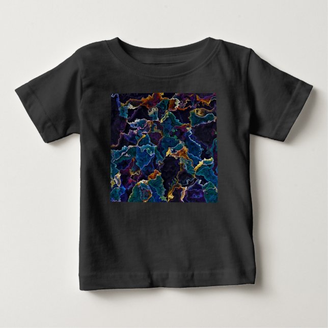 T-shirt pour bébé à l'huile (Devant)