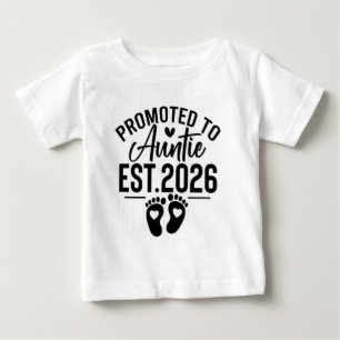 T-shirt Pour Bébé À nouveau grande sœur 2026 Annonce de grossesse