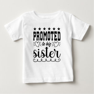 T-shirt Pour Bébé À nouveau grande sœur 2026 Annonce de grossesse
